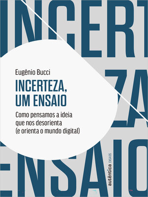 cover image of Incerteza, um ensaio